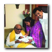 Sarath Kumar couple with DMK President